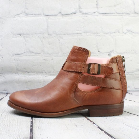 L.L. Bean Shoes - LL BEAN Buckle Belt Strap Back Zip Boot Size 6.5 M